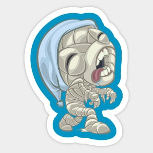 tired mummy Sticker